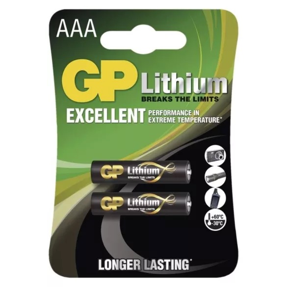 Elem GP FR03-AAA-1,5V lithium ( 2db / bliszter )